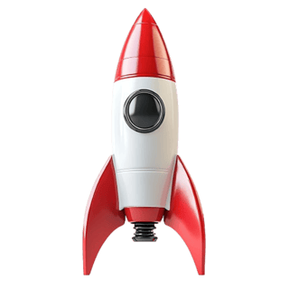 —Pngtree—space rocket emoji isolated on_20071690